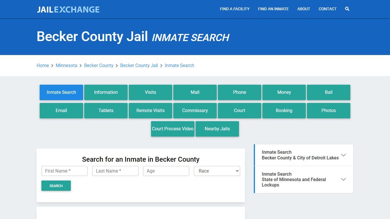 Becker County Jail, MN Inmate Search: Roster & Mugshots - Jail Exchange